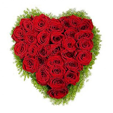Canastillo Corazon de Rosas 