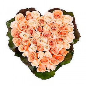 Canastillo Corazón 24 Rosas Rosadas Canastillo Corazon Rosas Rosa