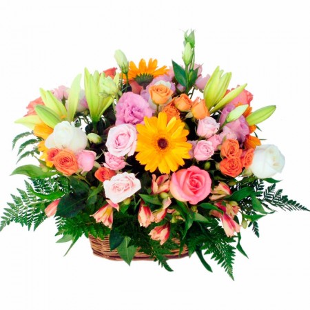 Canastillo de Flores Primaveral Gigante