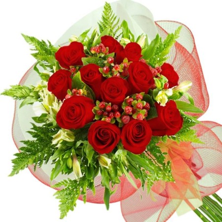 Ramo 12 Rosas Rojas