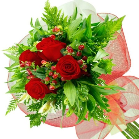Ramo 4 Rosas Rojas