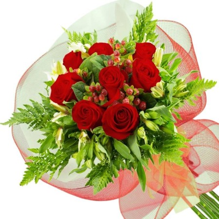 Ramo 8 Rosas Rojas
