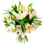 Ramos de Flores para Condolencias - Liliums Blancos