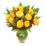 Florero Con 12 Rosas Circus