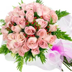 RAMO 36 ROSAS ROSADAS