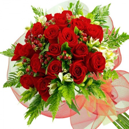 Ramo de 24 Rosas Rojas