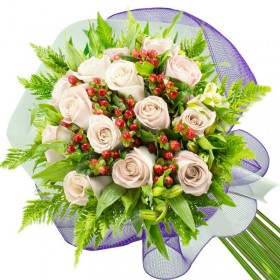 Ramo 14 Rosas Blancas