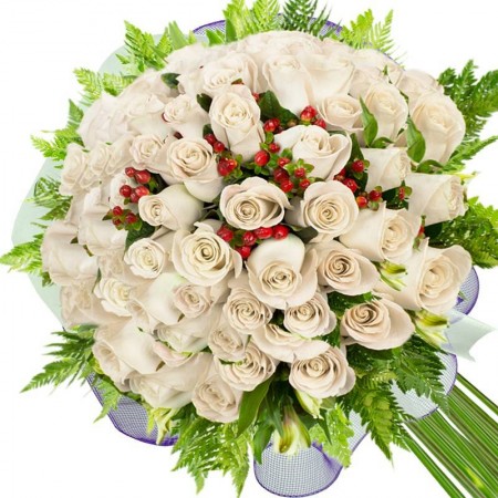 Ramo 32 Rosas Blancas