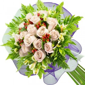 Ramo 15 Rosas Blancas