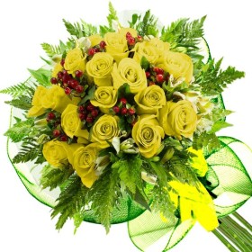 Ramo 22 Rosas Amarillas