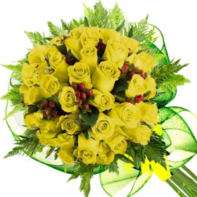 Ramo 28 Rosas Amarillas