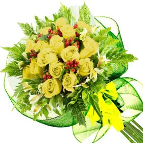 Ramo 15 Rosas Amarillas