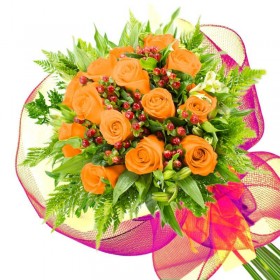 Ramo 14 Rosas Damasco Ramo 14 Rosas Damasco