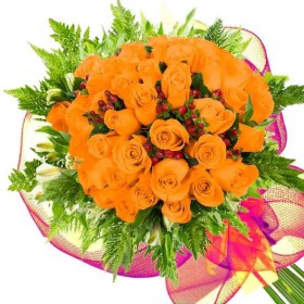 Ramo 34 Rosas Damasco Ramo 34 Rosas Damasco